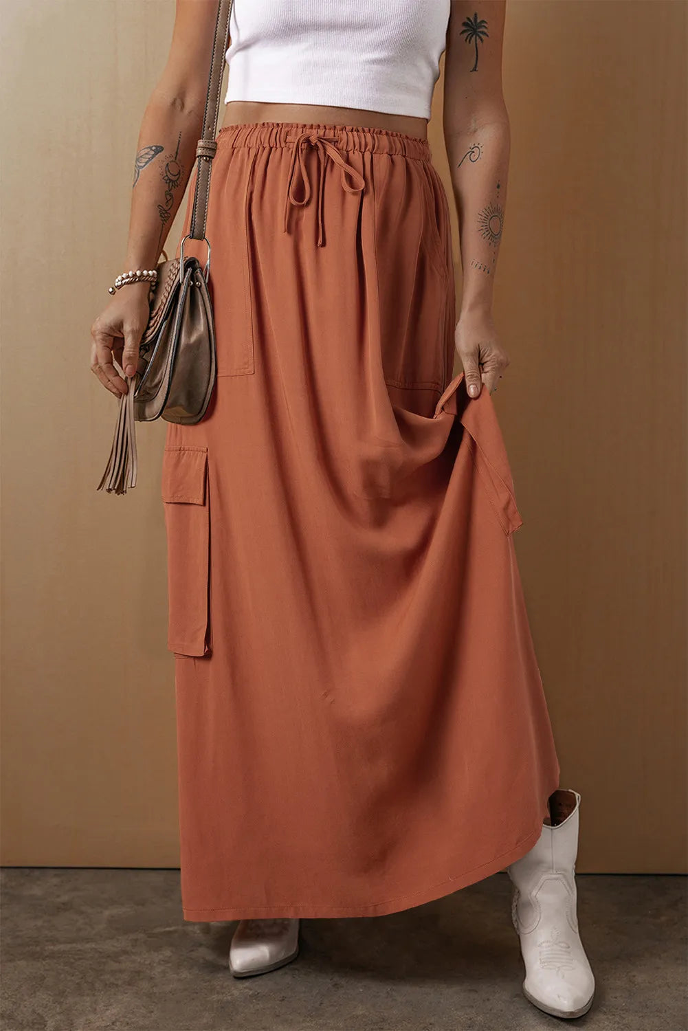 Maxi Skirt with Pockets
