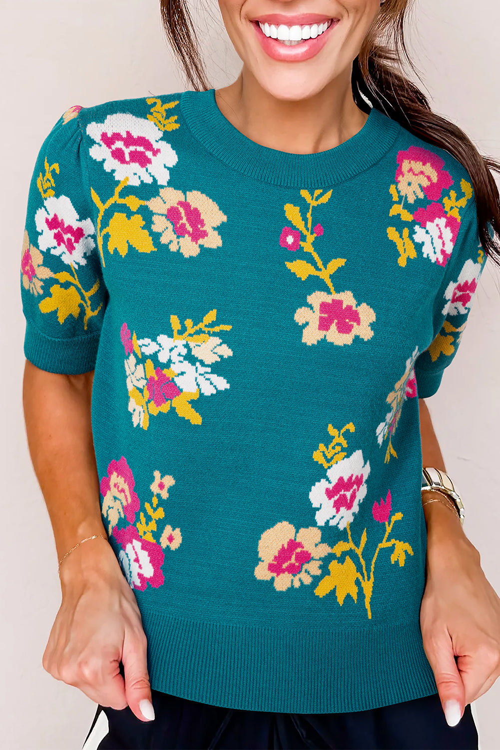 Fall into Floral Sweater