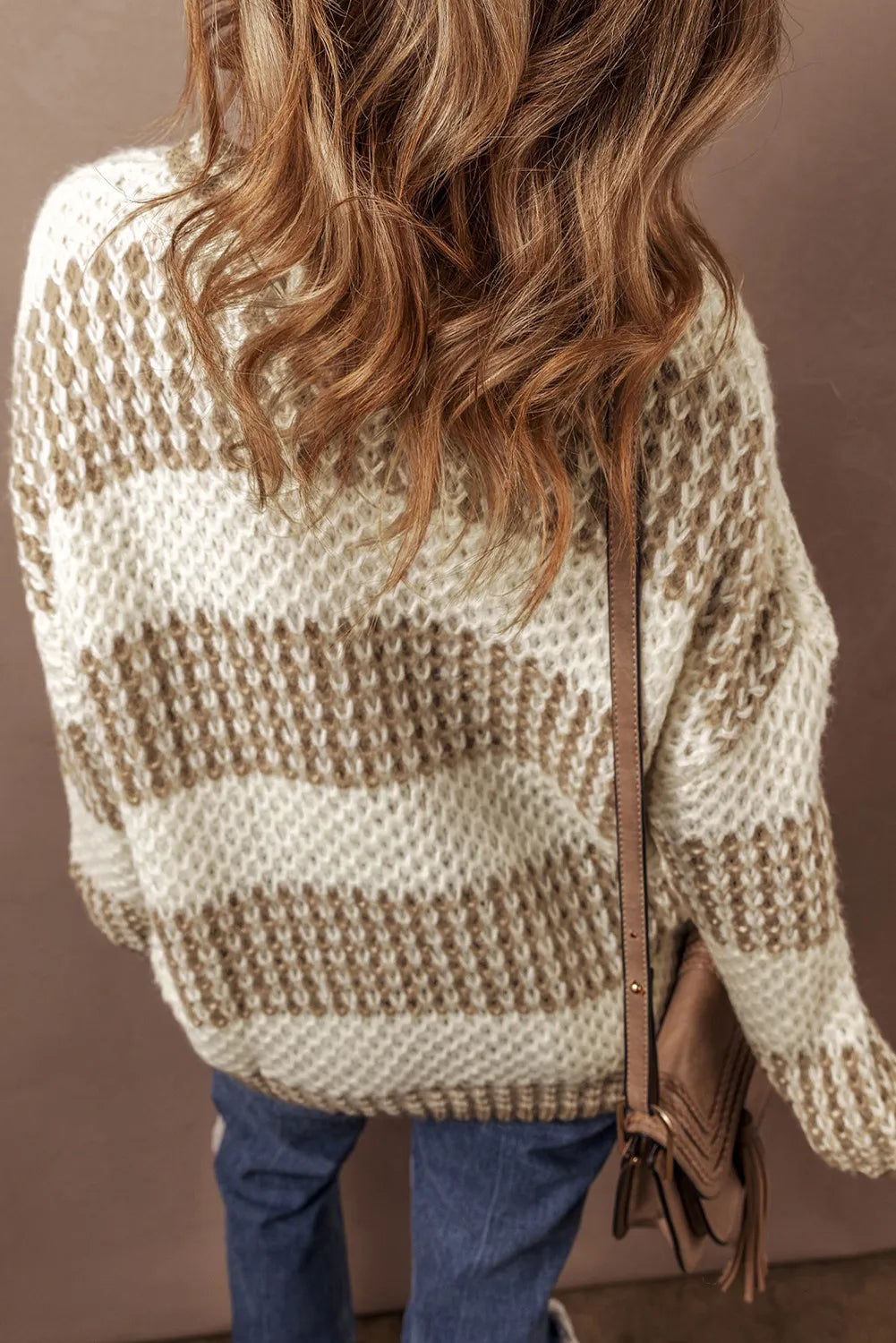 Brown Stripe Sweater