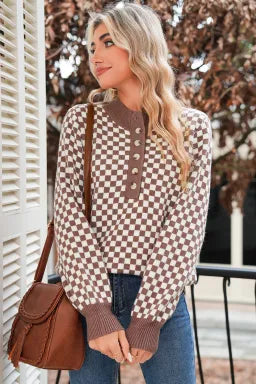 Madison Plaid Sweater
