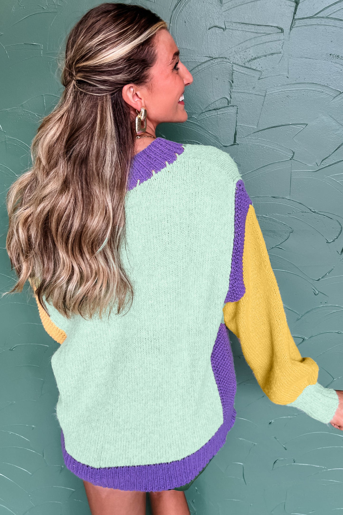 Splash of Fun Colorblock Sweater