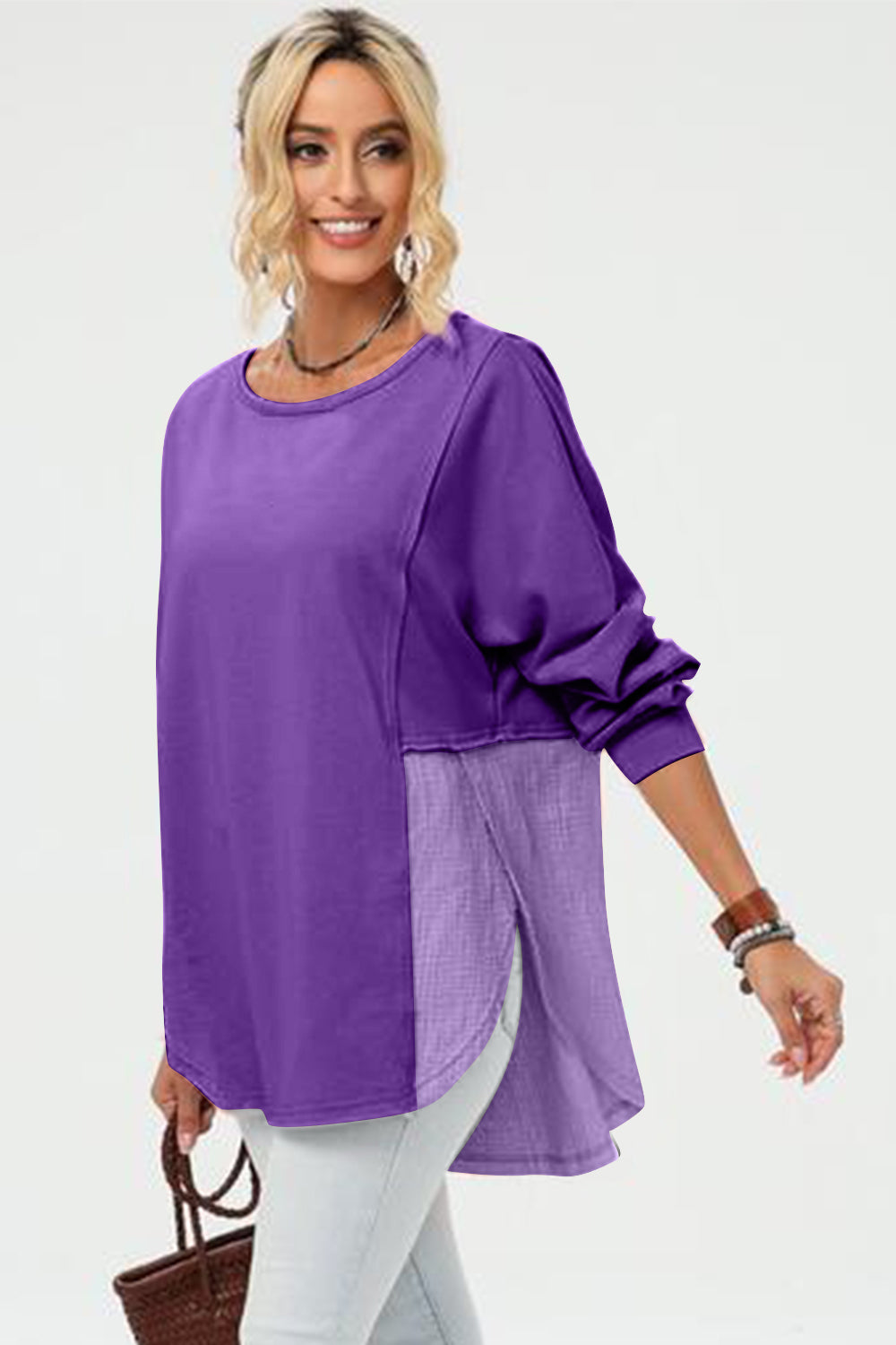 Everyday Long Sleeve High-Low Top