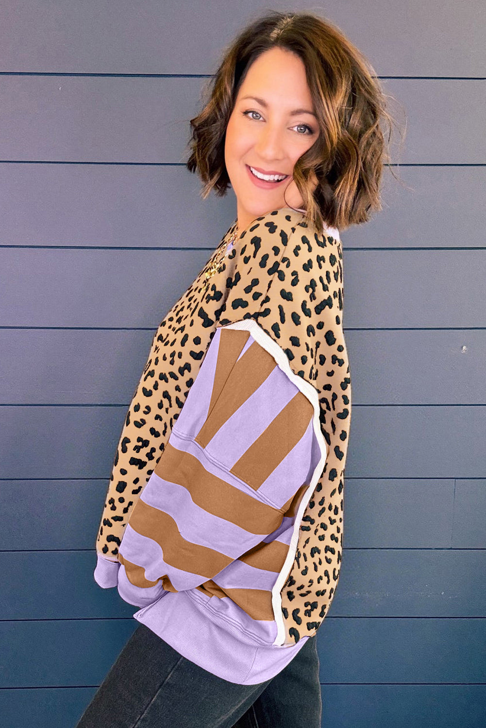 Leopard Love Plus Size Sweatshirt