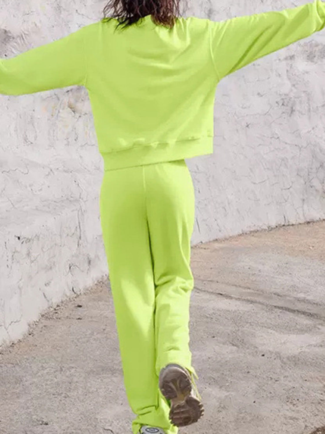 Pullover Top and Elastic Waist Pants Set