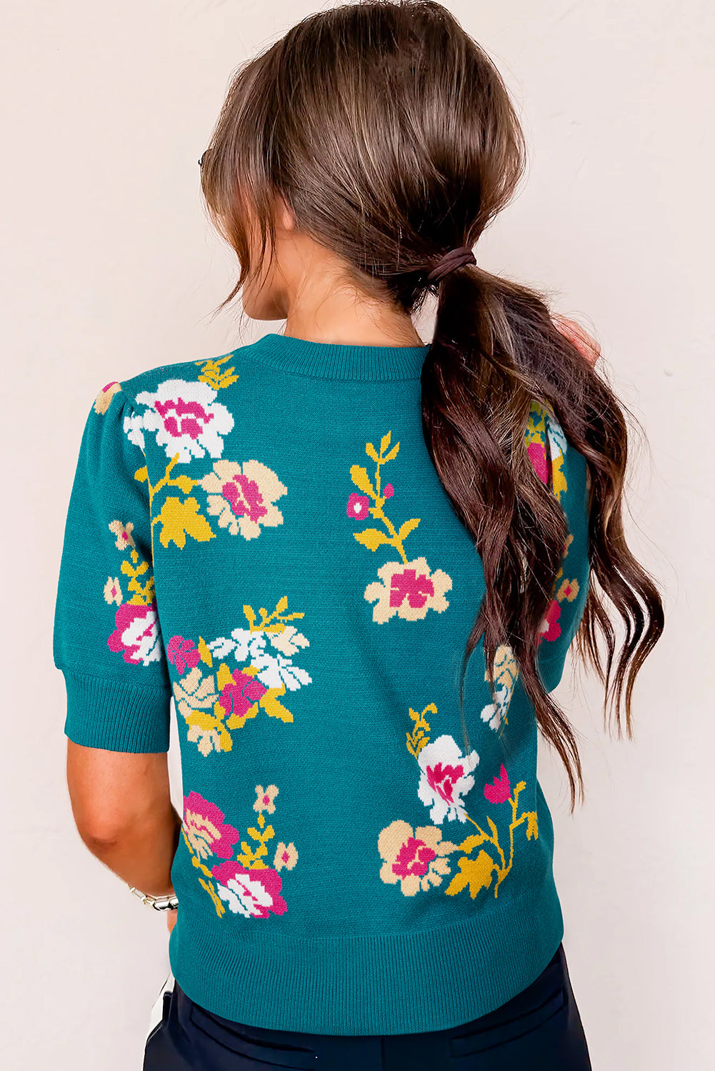 Fall into Floral Sweater