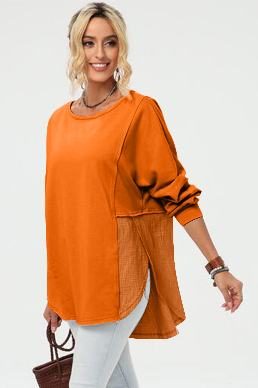 Everyday Long Sleeve High-Low Top