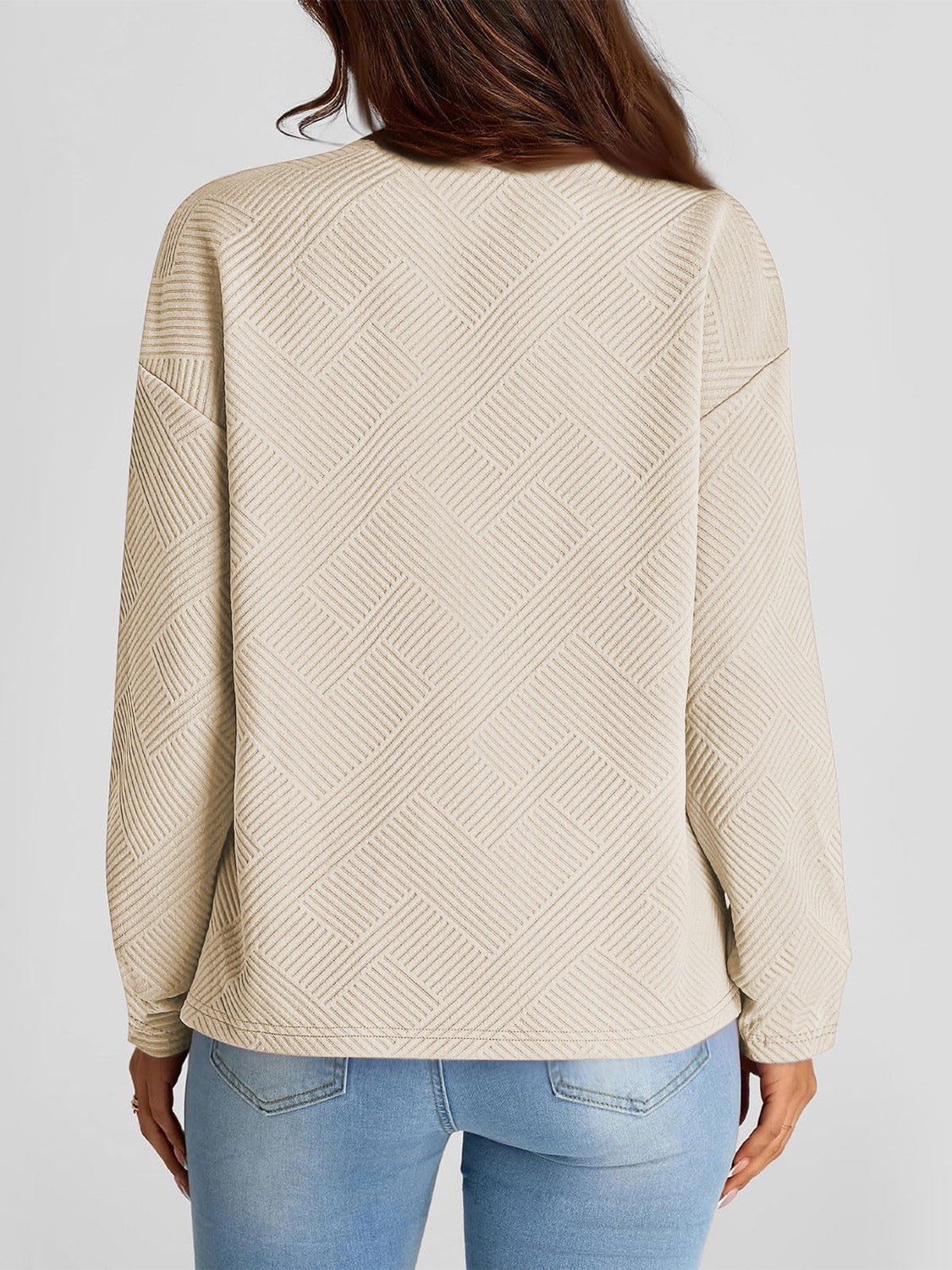 Everyday Textured Sweatshirt