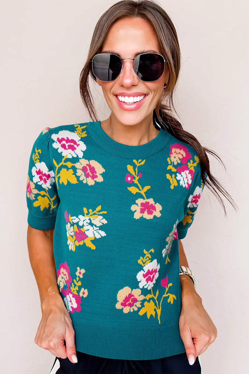 Fall into Floral Sweater