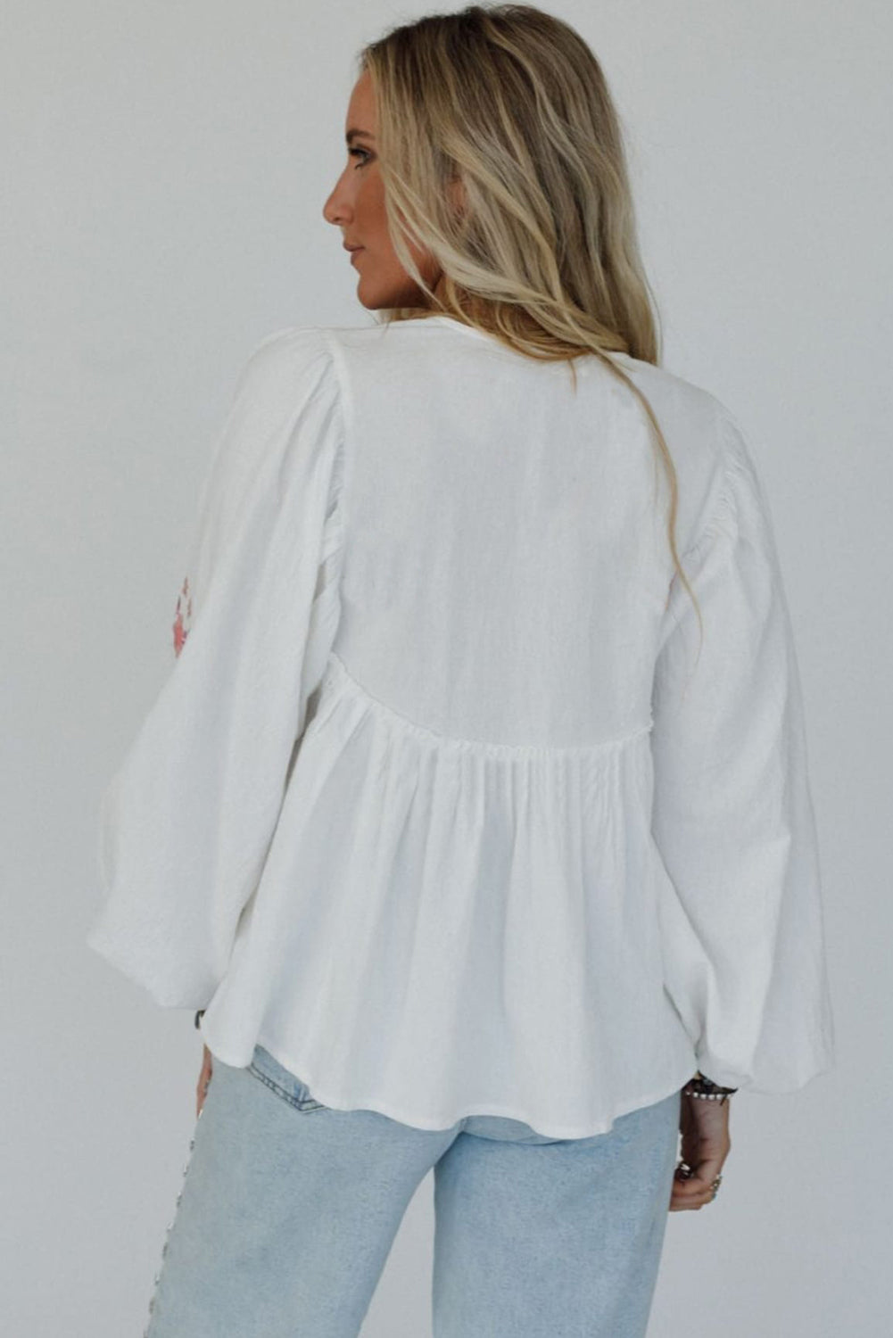Flowy Flower Babydoll Top