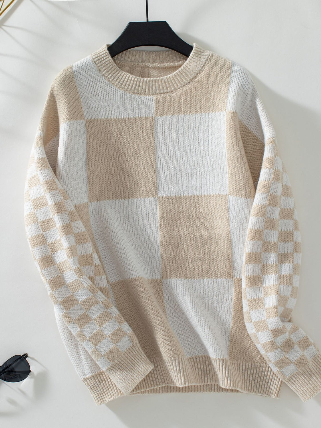 Mixed Checkers Sweater