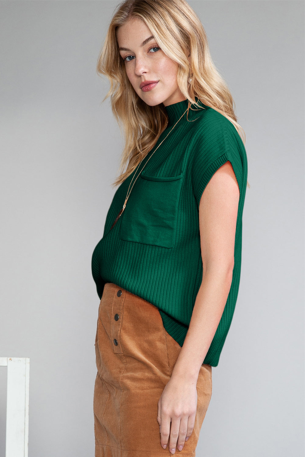 Kelly Patch Pocket Sweater
