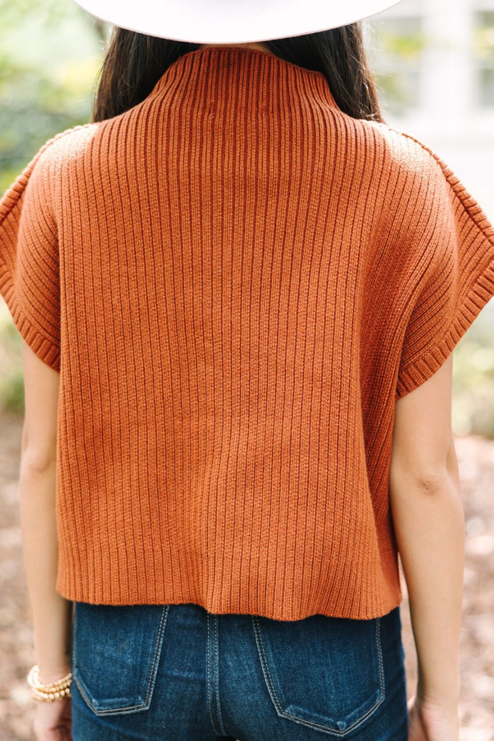 Mock Neck Sweater Vest