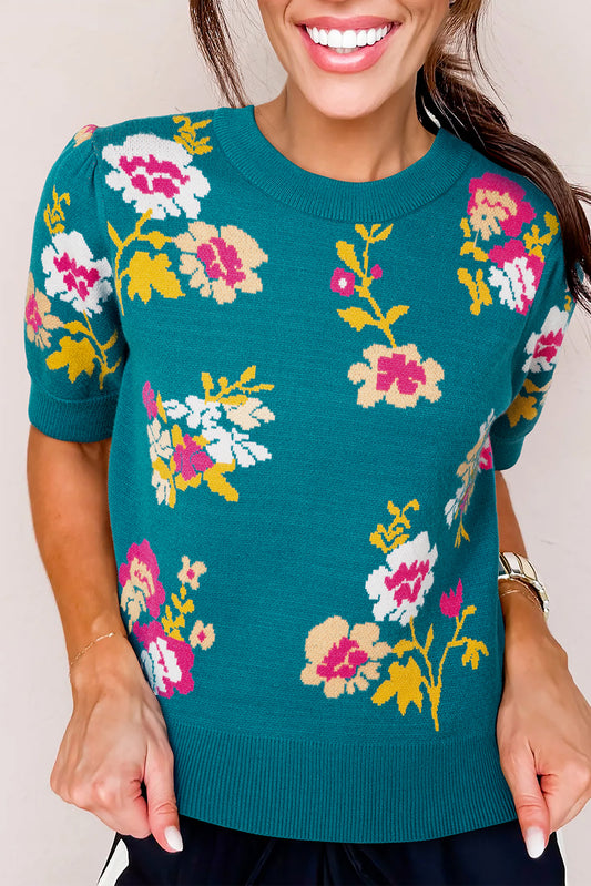 Fall into Floral Sweater