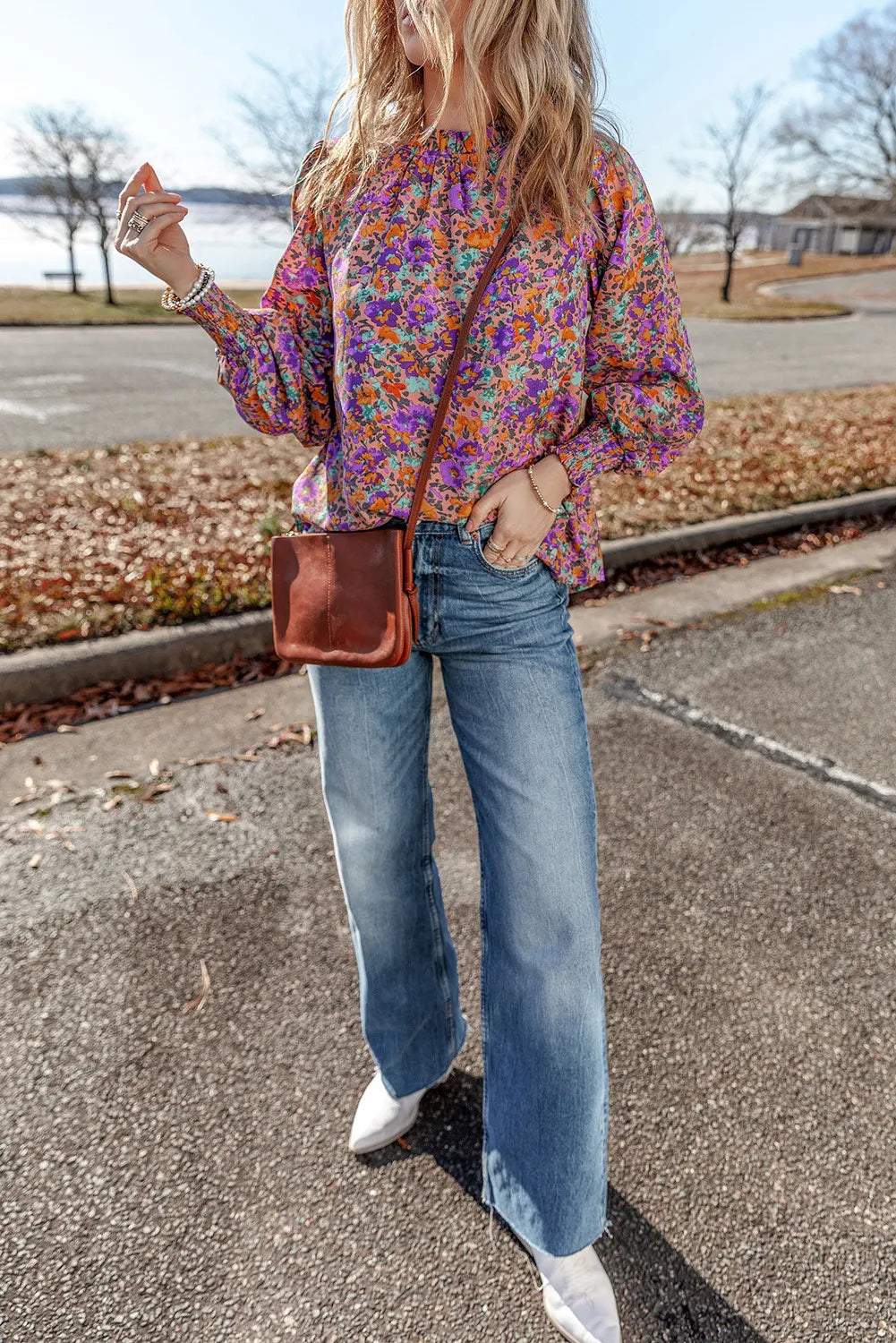 Floral Long Sleeve Blouse