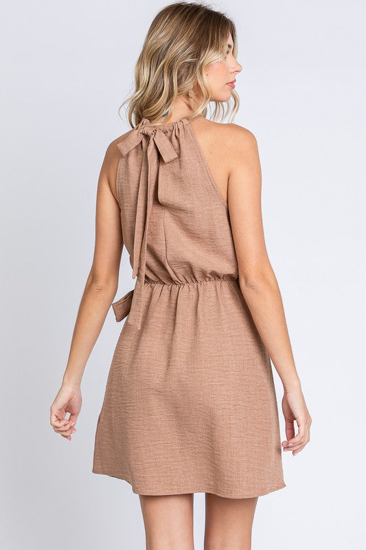 Halter Mini Dress