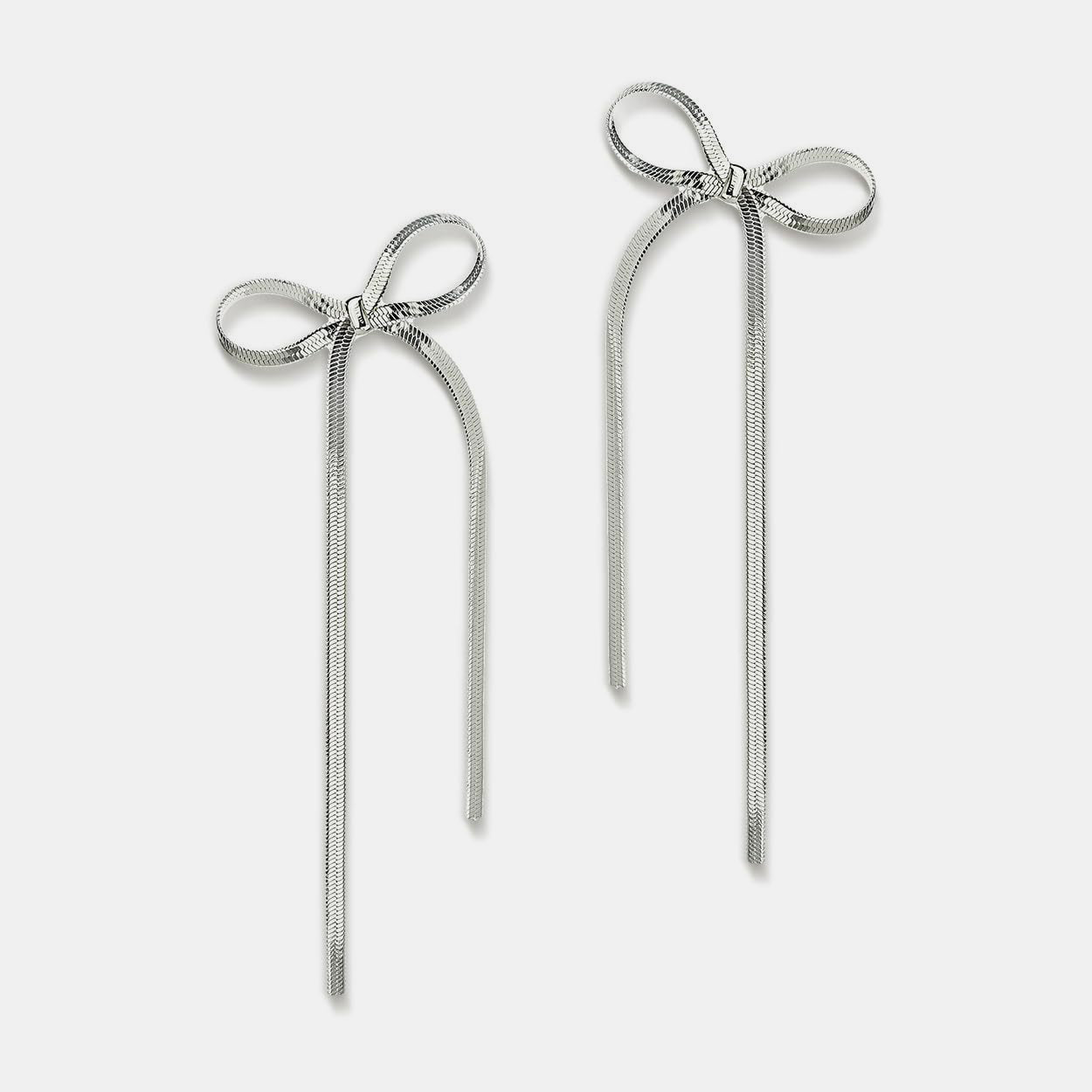 Bow Bar Earrings