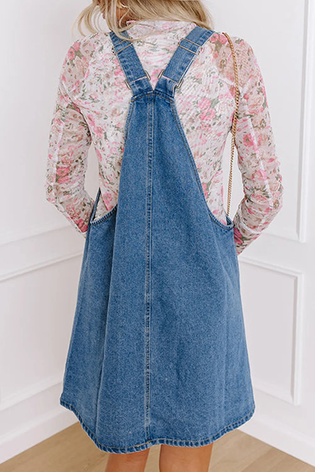 Denim Overall Dress