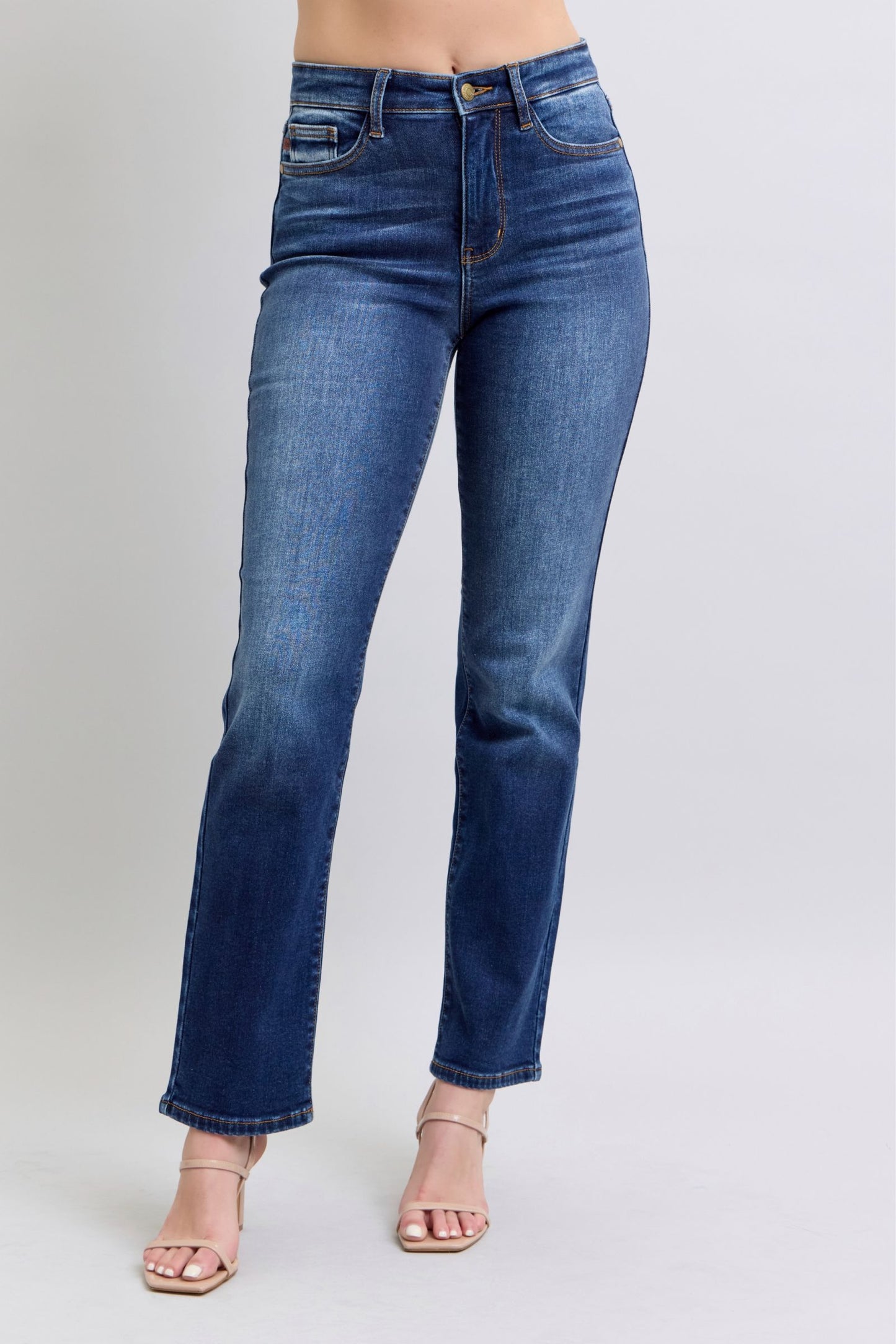 Judy Blue Washed Straight Leg Jeans