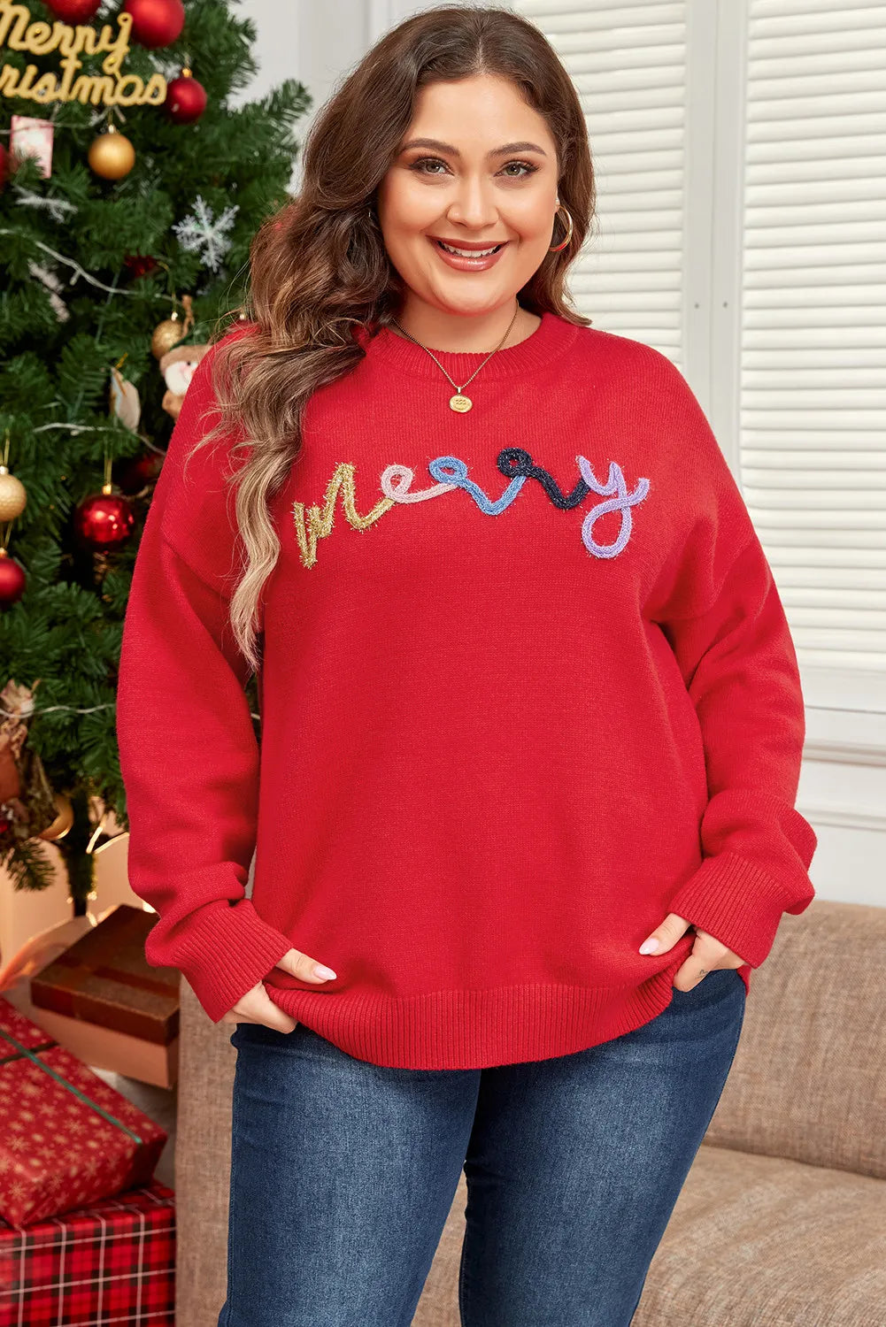 Plus Size MERRY Sweater