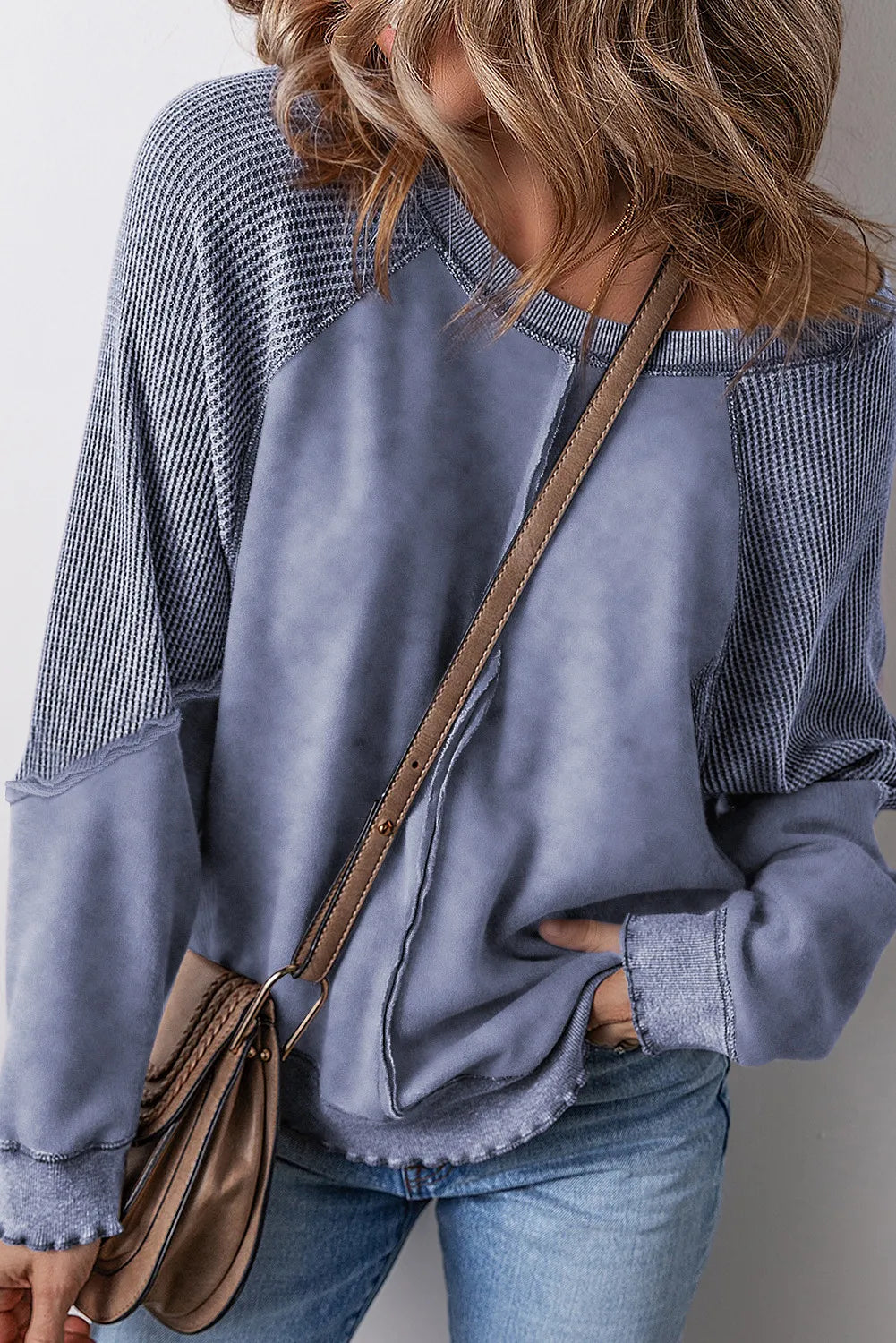 Exposed Seam Sweatshirt