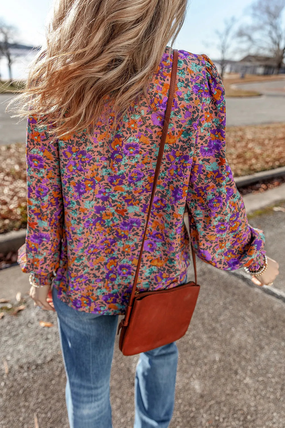 Floral Long Sleeve Blouse