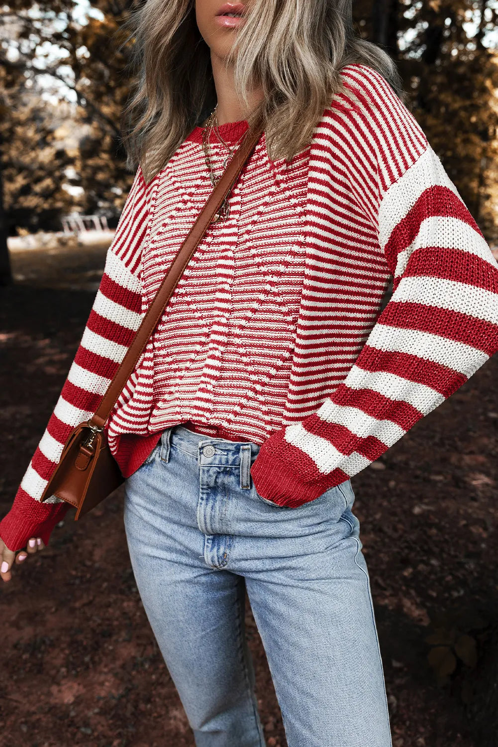 Twisted Stripes Sweater