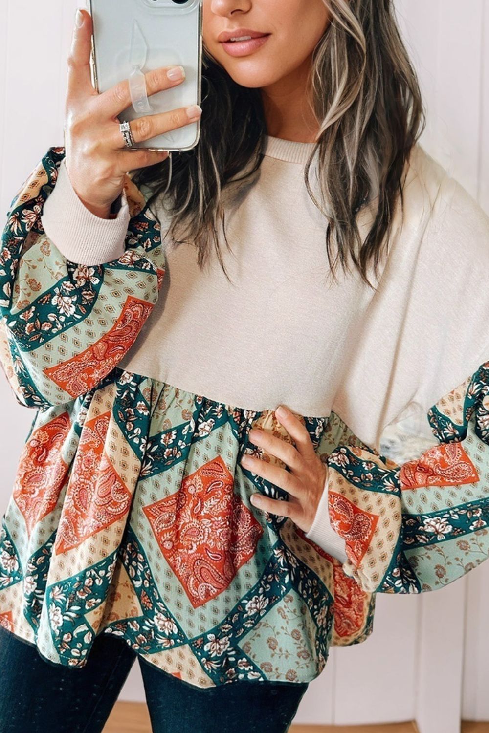 Boho Long Sleeve Blouse