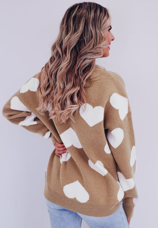 Heart Long Sleeve Sweater