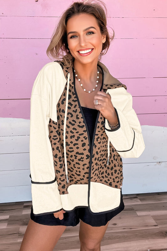 Leopard Star Hooded Jacket