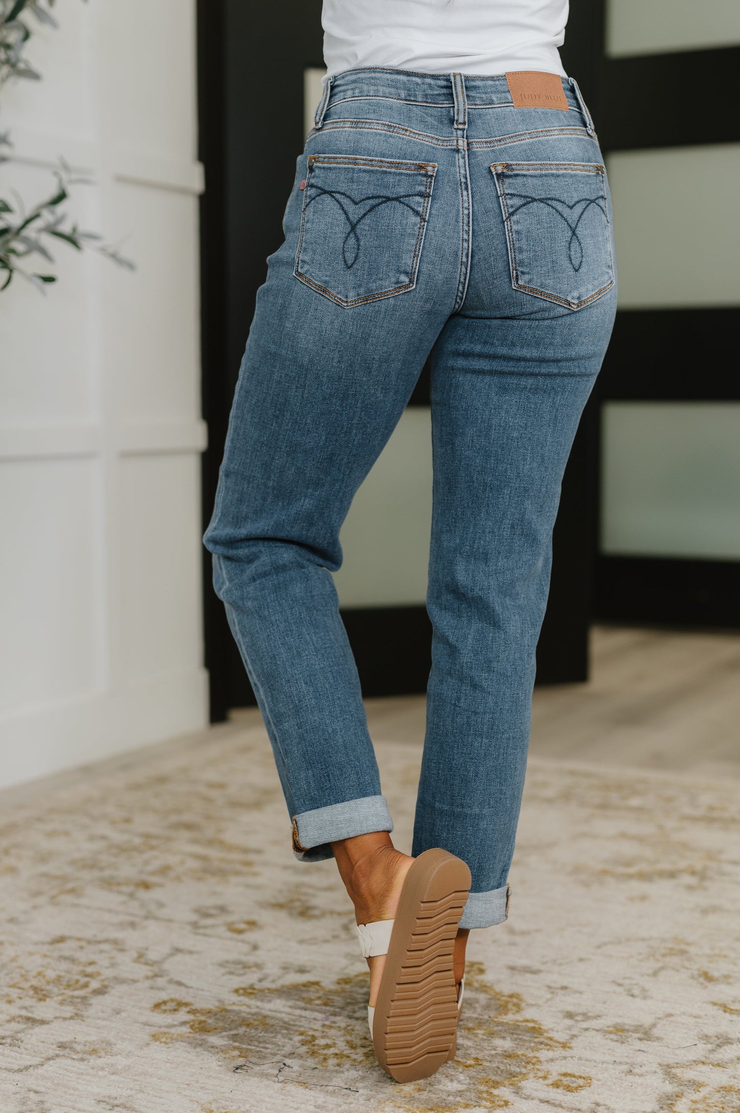 Colette Mid Rise Boyfriend Jeans