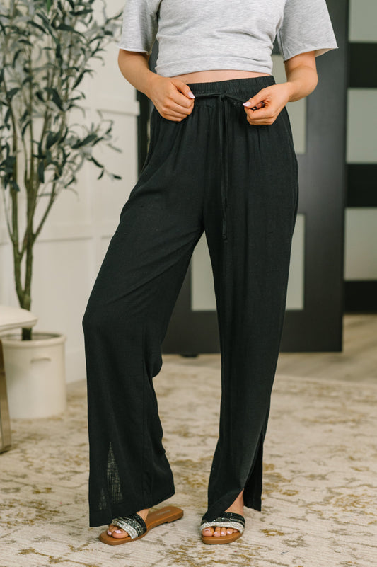 Essential Feeling Lounge Pants in Light Black