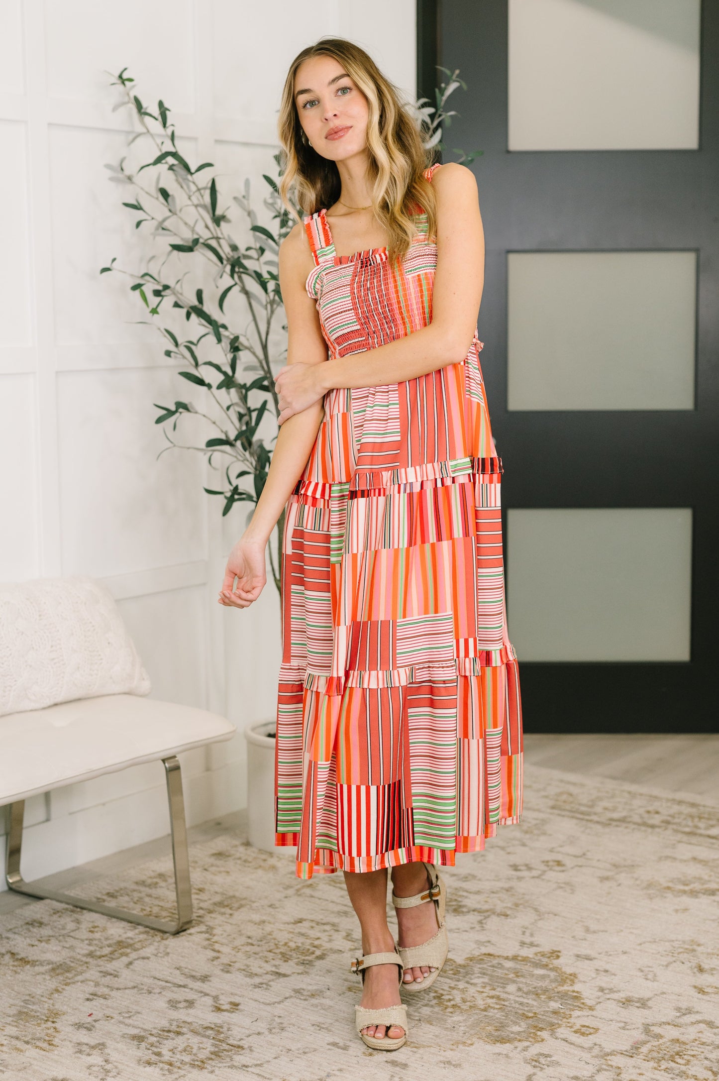 Extra Sentimental Tiered Dress