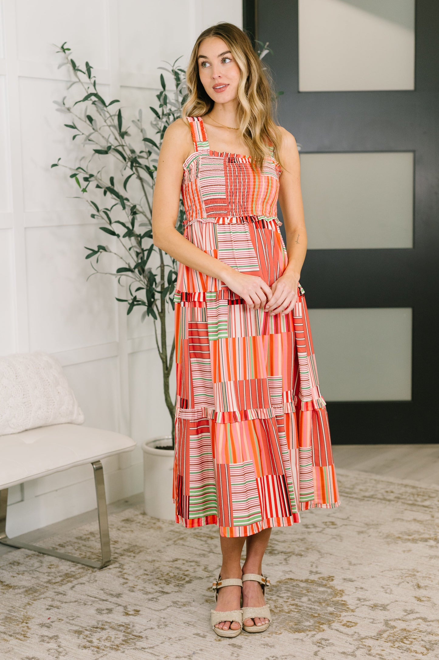 Extra Sentimental Tiered Dress