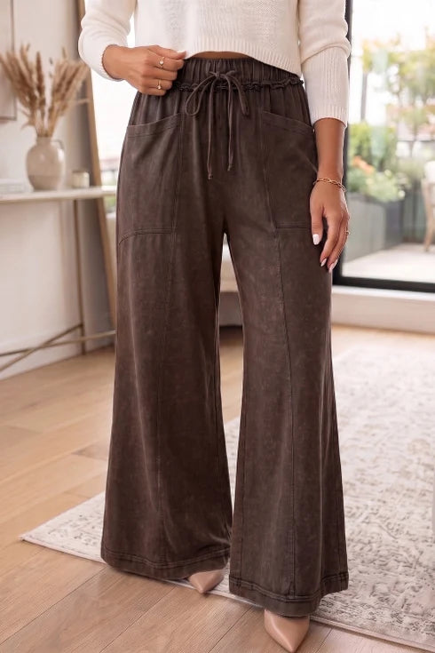 (Pre-Order) Mineral Wash Flare Pants
