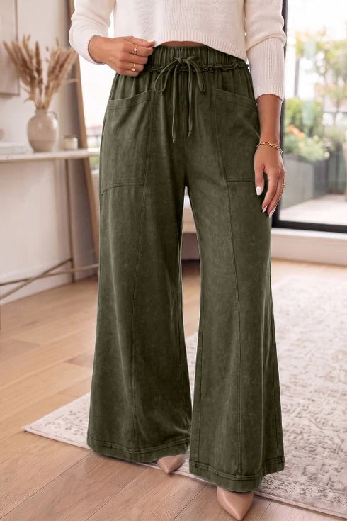 (Pre-Order) Mineral Wash Flare Pants