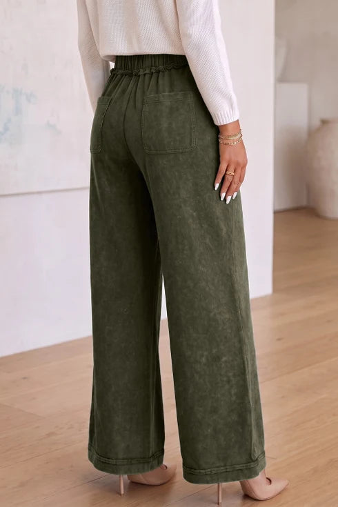 (Pre-Order) Mineral Wash Flare Pants
