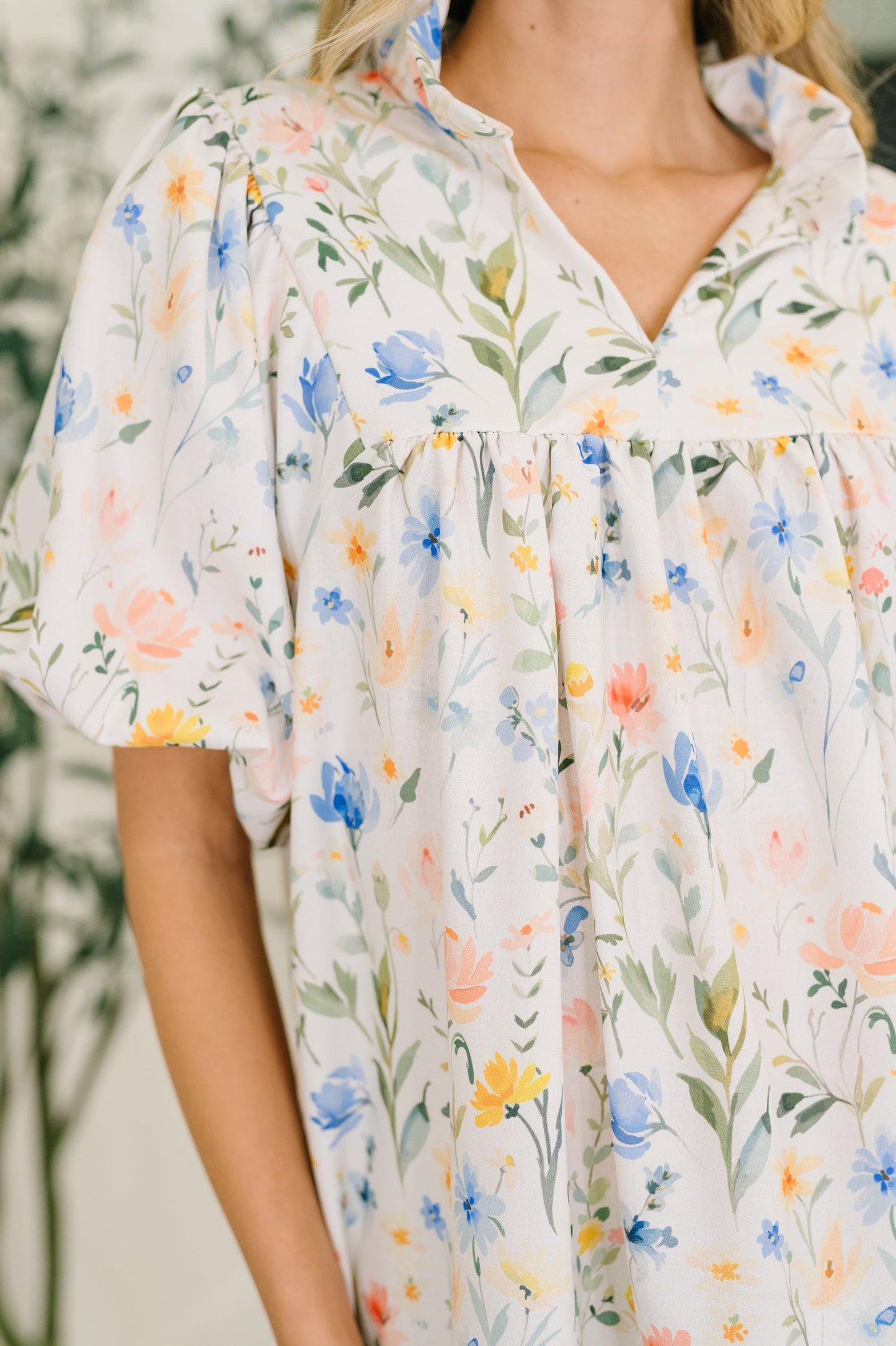 In All This Time Floral Blouse