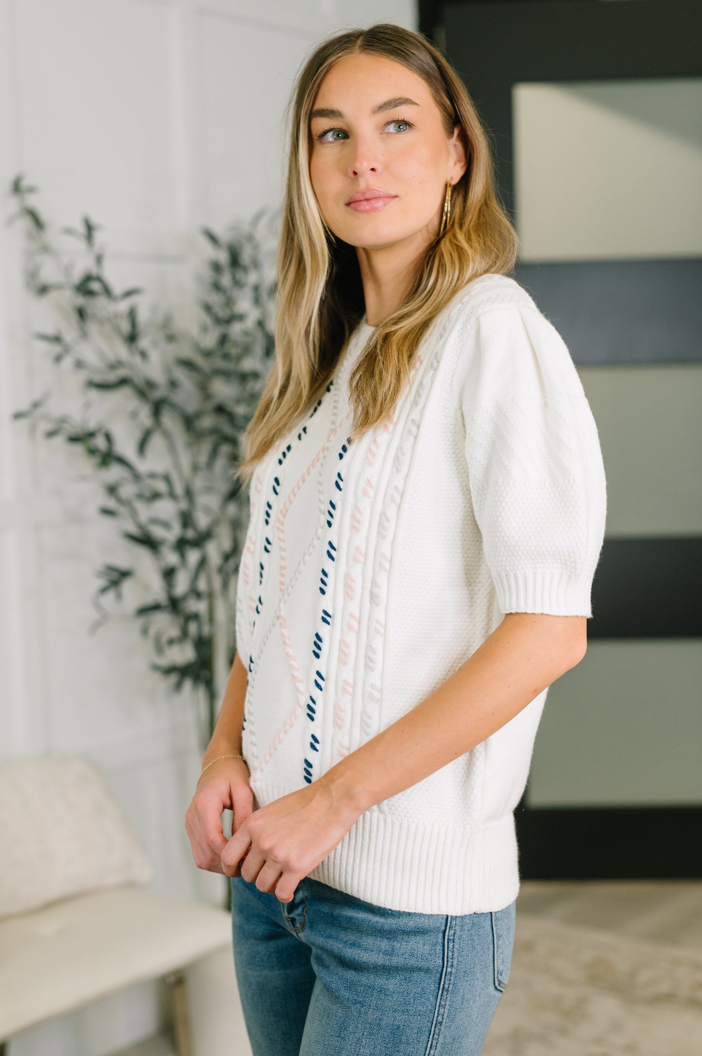 Need a Little Love Cable Knit Top