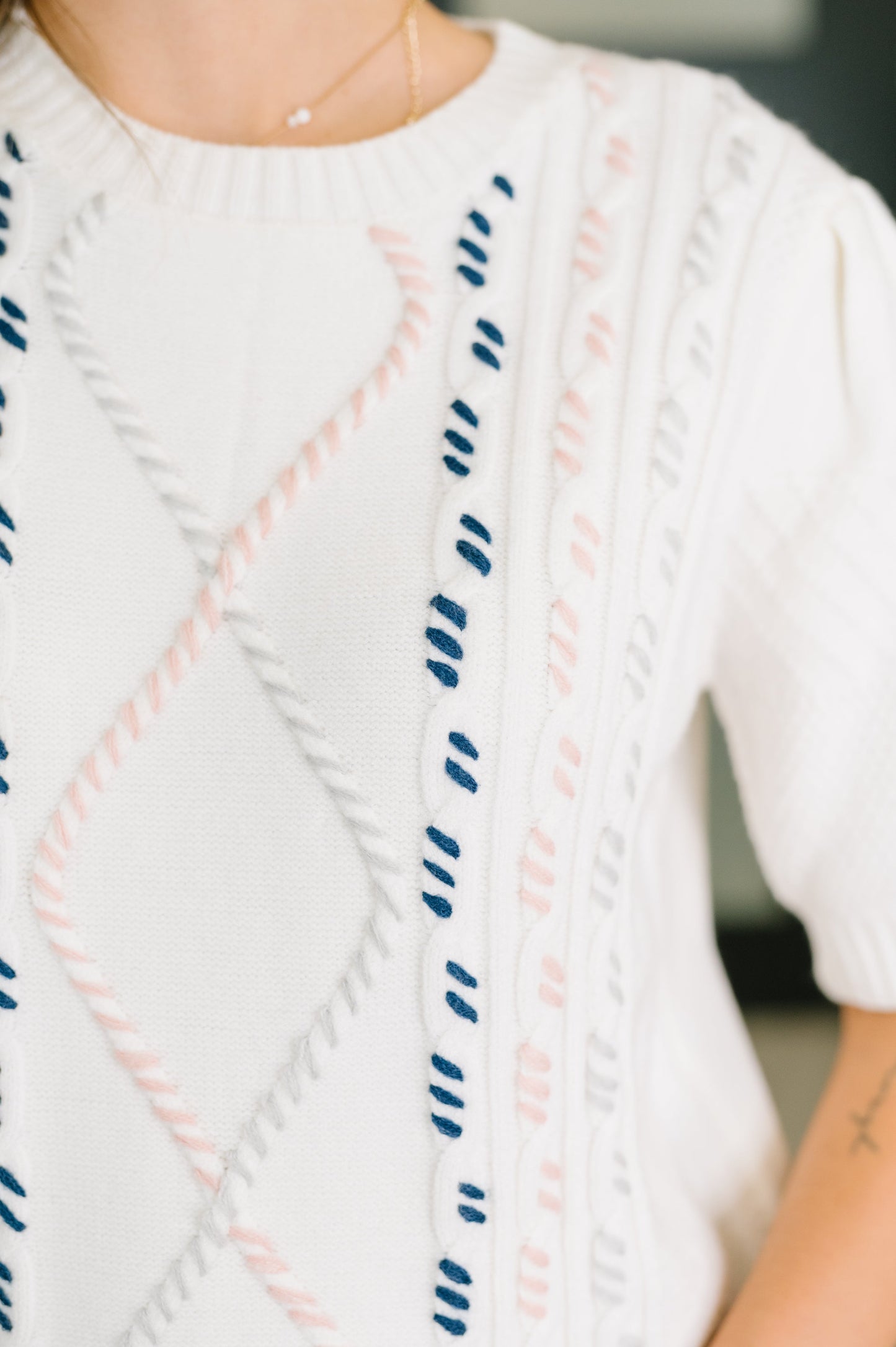 Need a Little Love Cable Knit Top