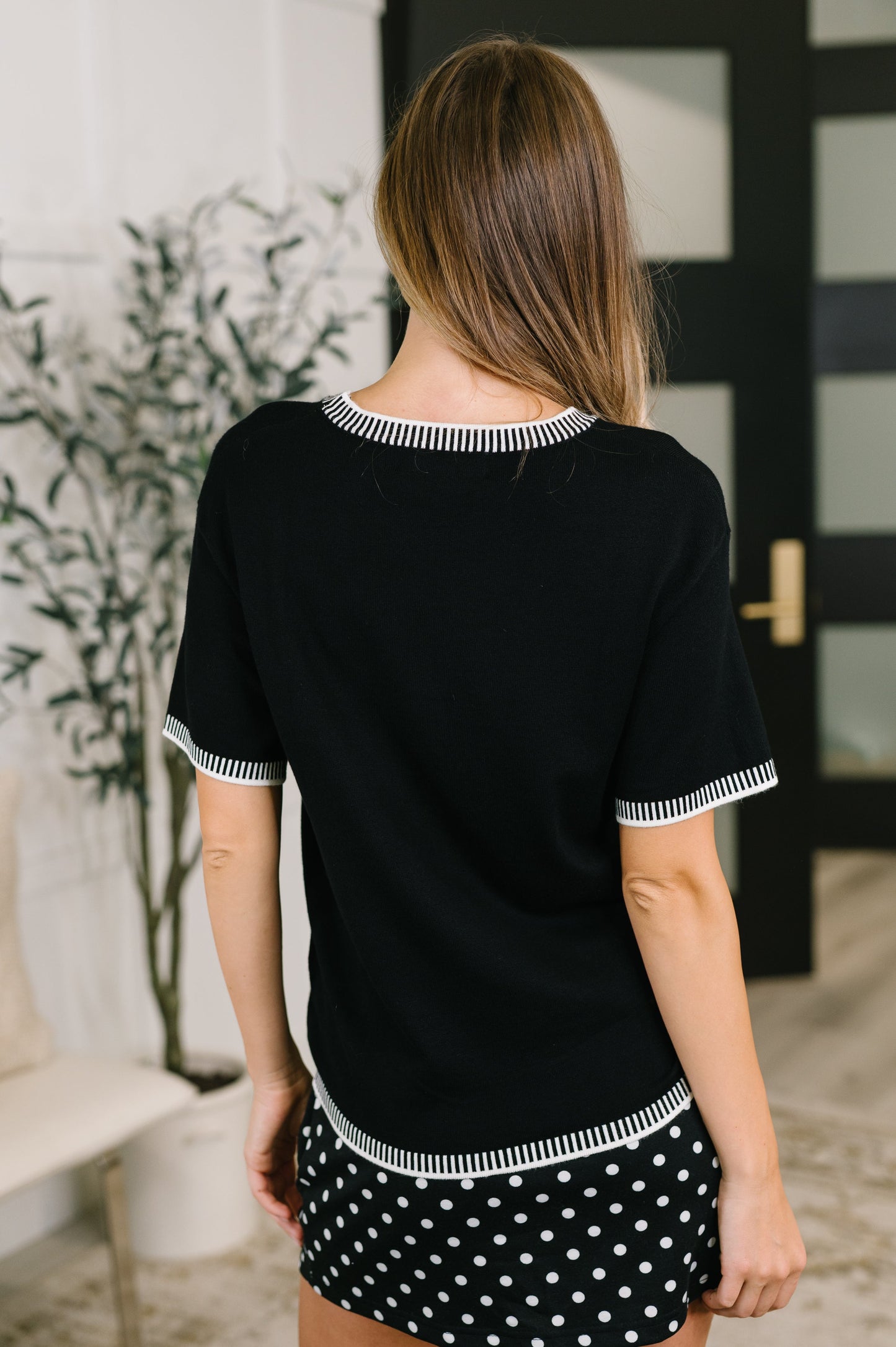So Totally Me Trim Detail Top