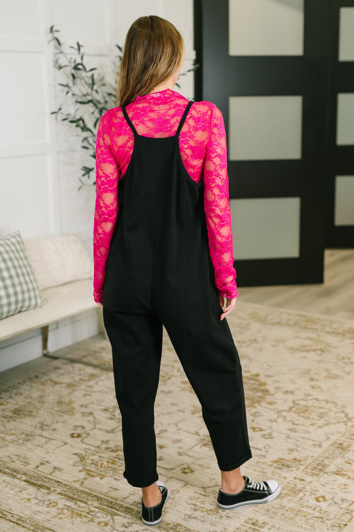 Totally Me Jumpsuit in Black