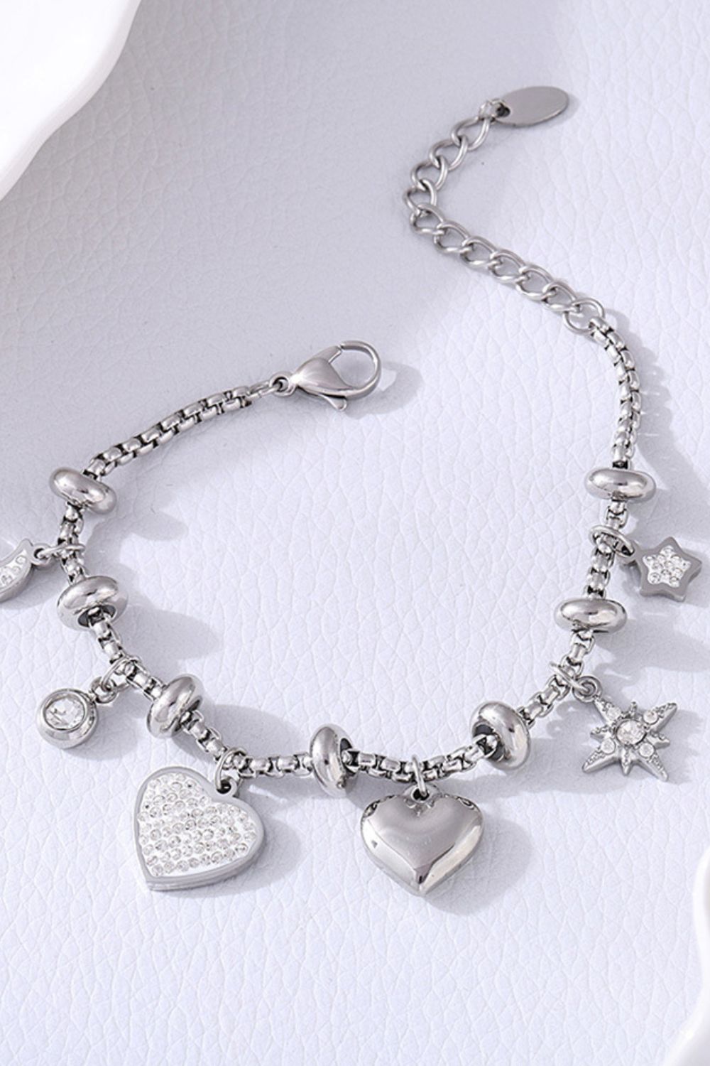 Heart Charm Bracelet