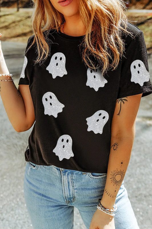 Glitter Ghost T-Shirt