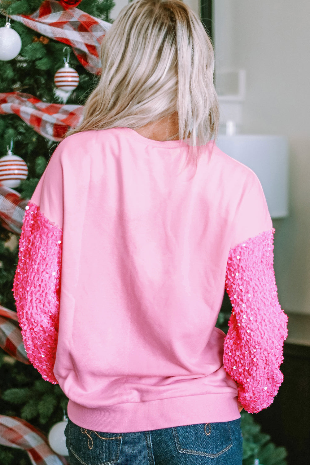 Sequin Heart Sweatshirt