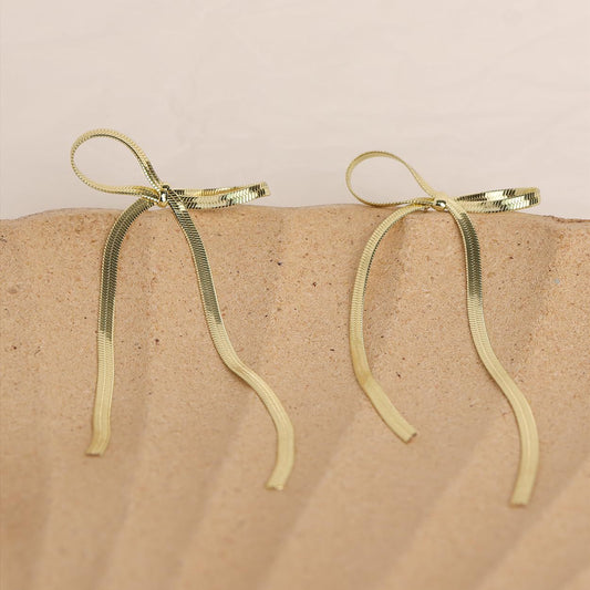 Bow Bar Earrings