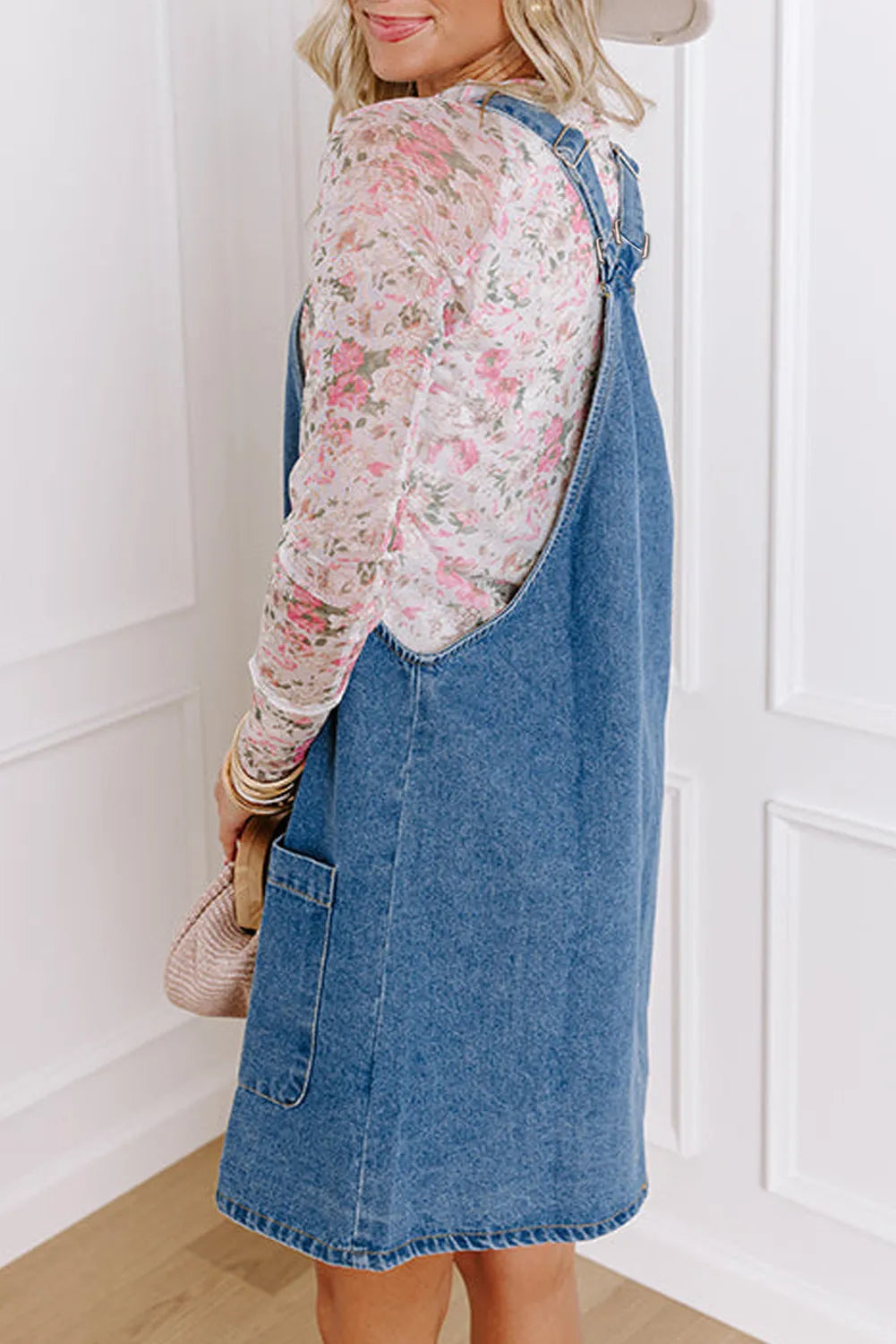 Denim Overall Dress