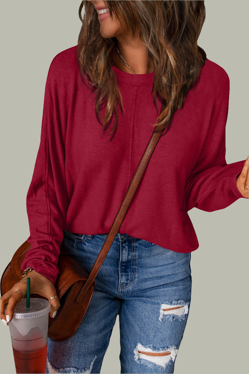 Round Neck Long Sleeve T-Shirt