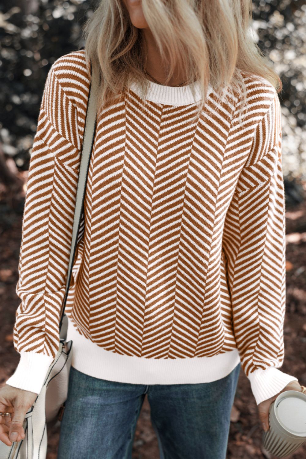 Chevron Stripe Sweater