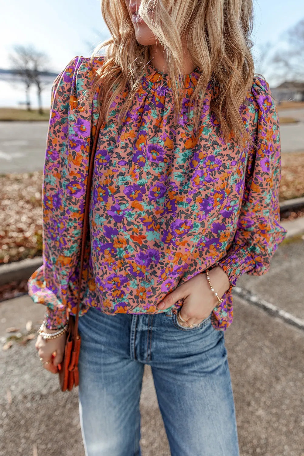 Floral Long Sleeve Blouse