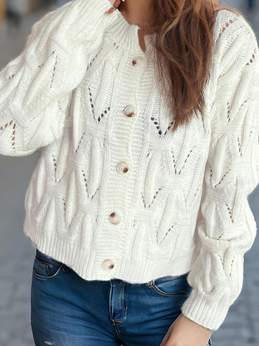 Openwork Cardigan